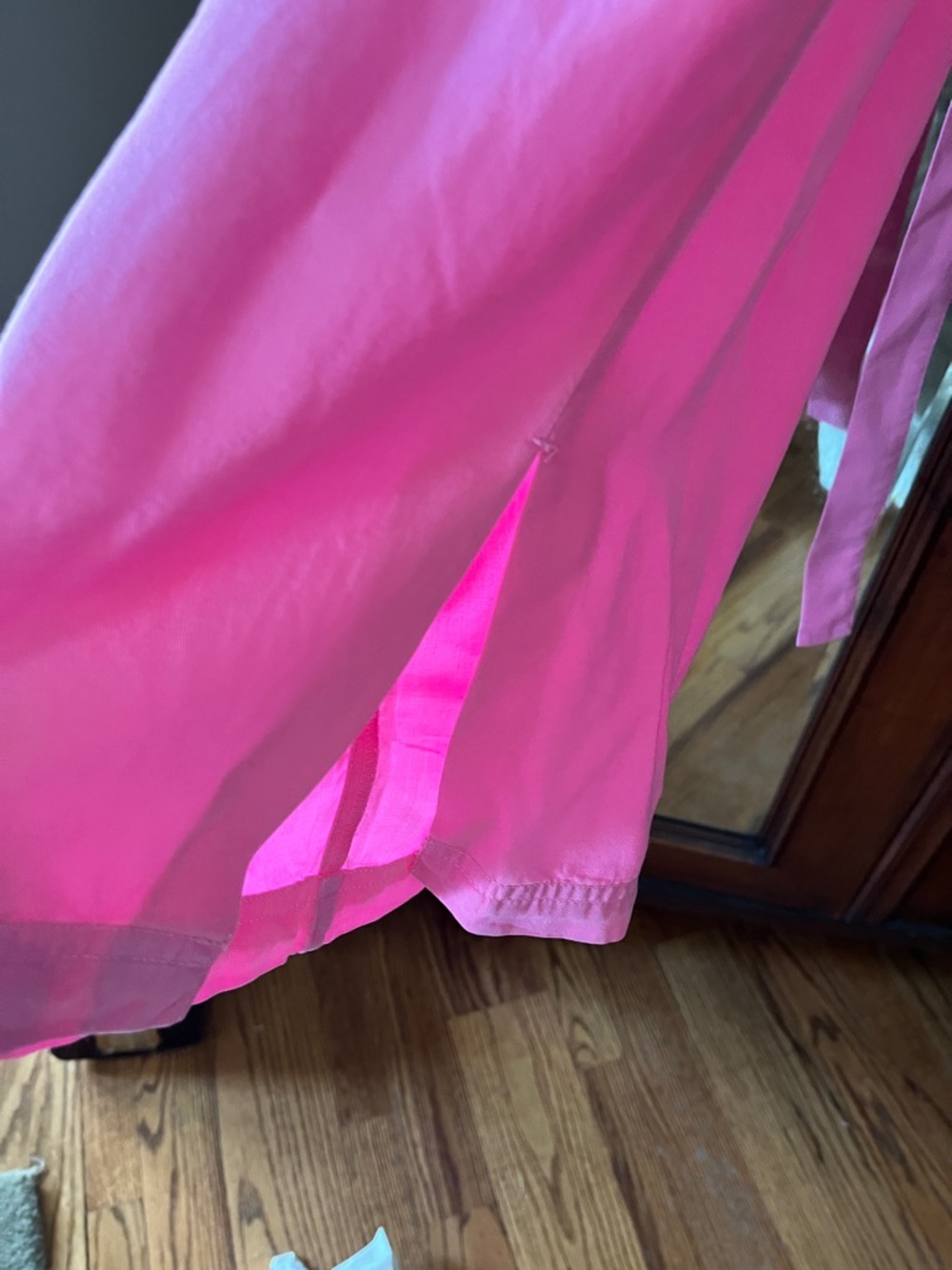 NWT- Nic + Zoe Pink Wide-Leg Pull-On Pants - Picture 4 of 5
